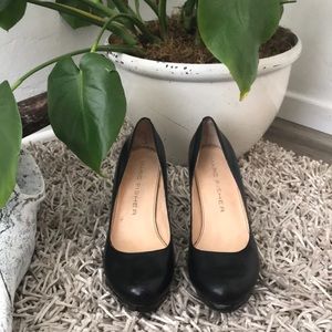 Marc Fisher Sydney | Blk Leather Platform Pump | 7